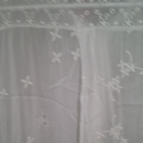 Johnny Was Wome's White Embellished Tunic with Mandarin Collar Size L - Picture 9 of 12